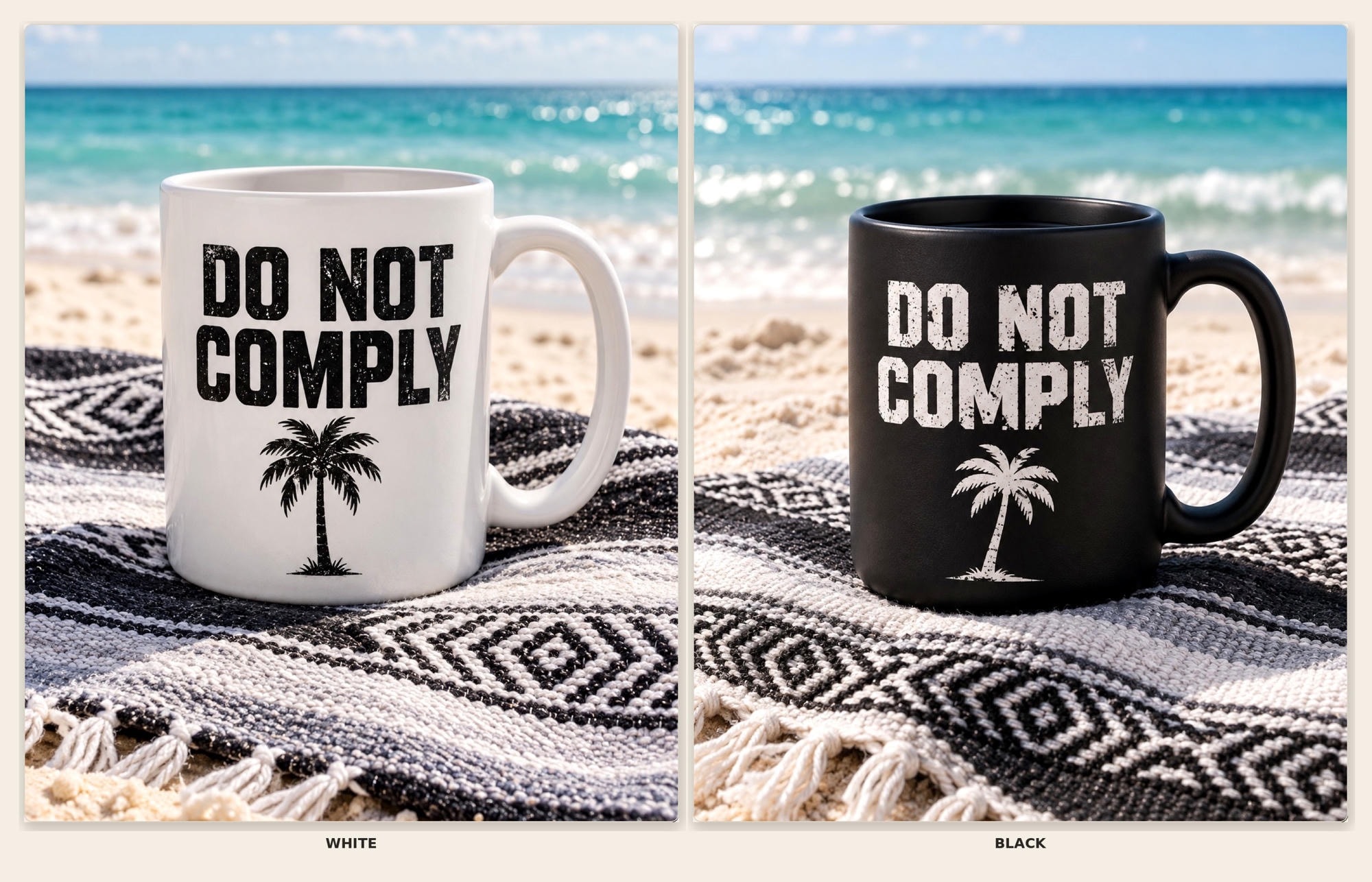 Oversized DO NOT COMPLY Coffee Mug