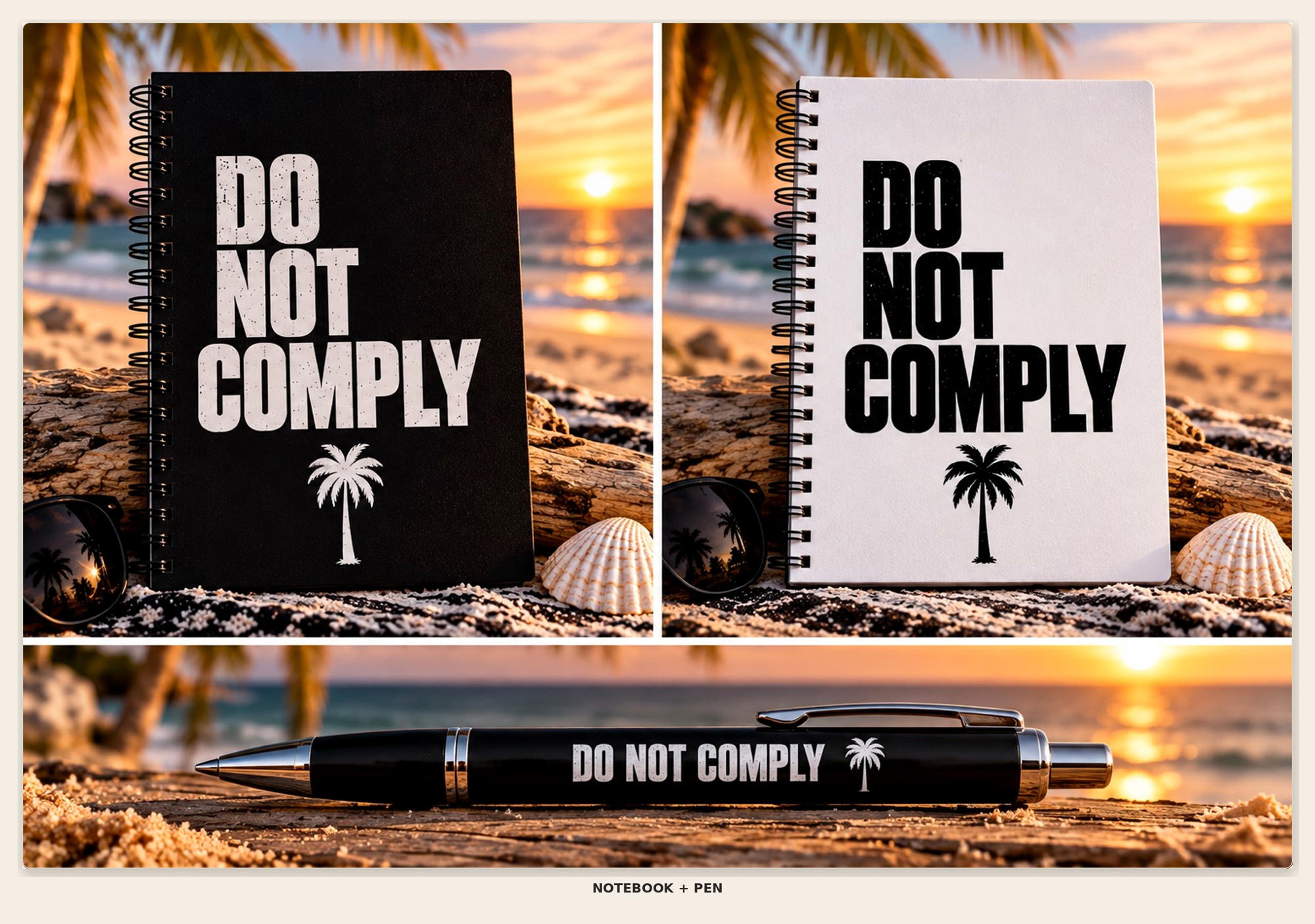 DO NOT COMPLY Notebook + Pen Set